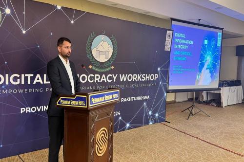 PIPS and UNDP Digital Democracy Workshop in Khyber Pakhtunkhwa Assembly 2024