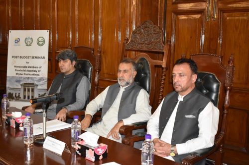 Post budget Seminar in KP 13
