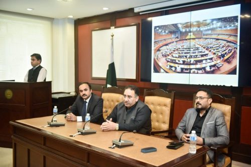 Civic and Parliamentary Education Seminar with students of COMSATS University Wah Campus