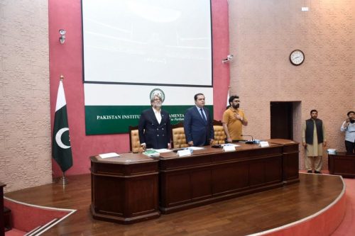 Seminar n ParliamentaryProcesses Scrutiny for -BalochistanYouth Delegation 05