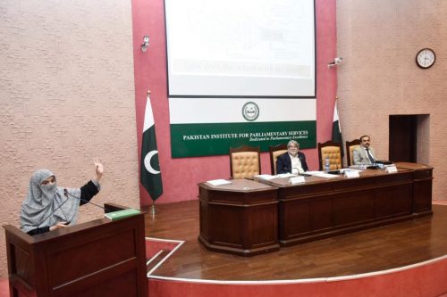 Seminar n ParliamentaryProcesses Scrutiny for -BalochistanYouth Delegation 15