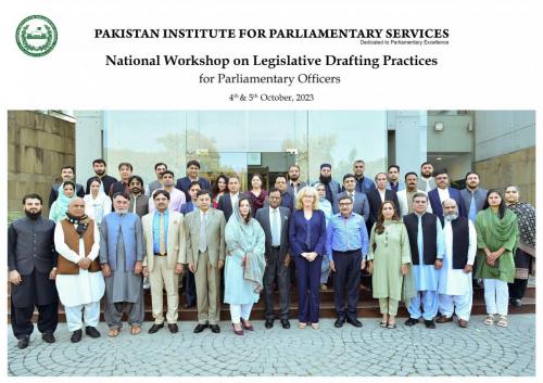 National Workshop on Legislative Drafting Practices for the Parliamentary Officers October 4th -5th, 2023