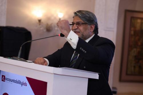 PIPS session on Quaid e Azam as Role Model Legislator with 300 govt officials and youth at AL-IntegrityIcon (6th Dec., 2023)